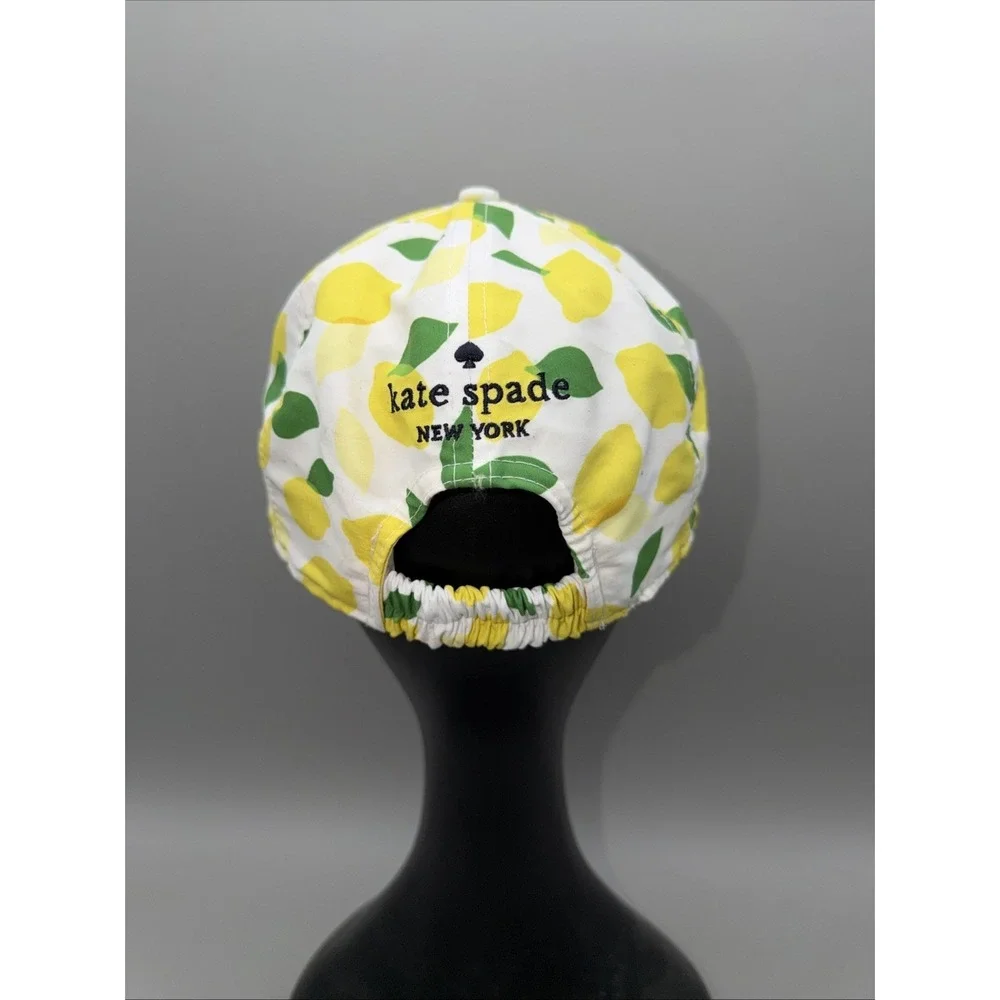 Kate Spade New York Lemon Toss Baseball Cap Hat OSFM